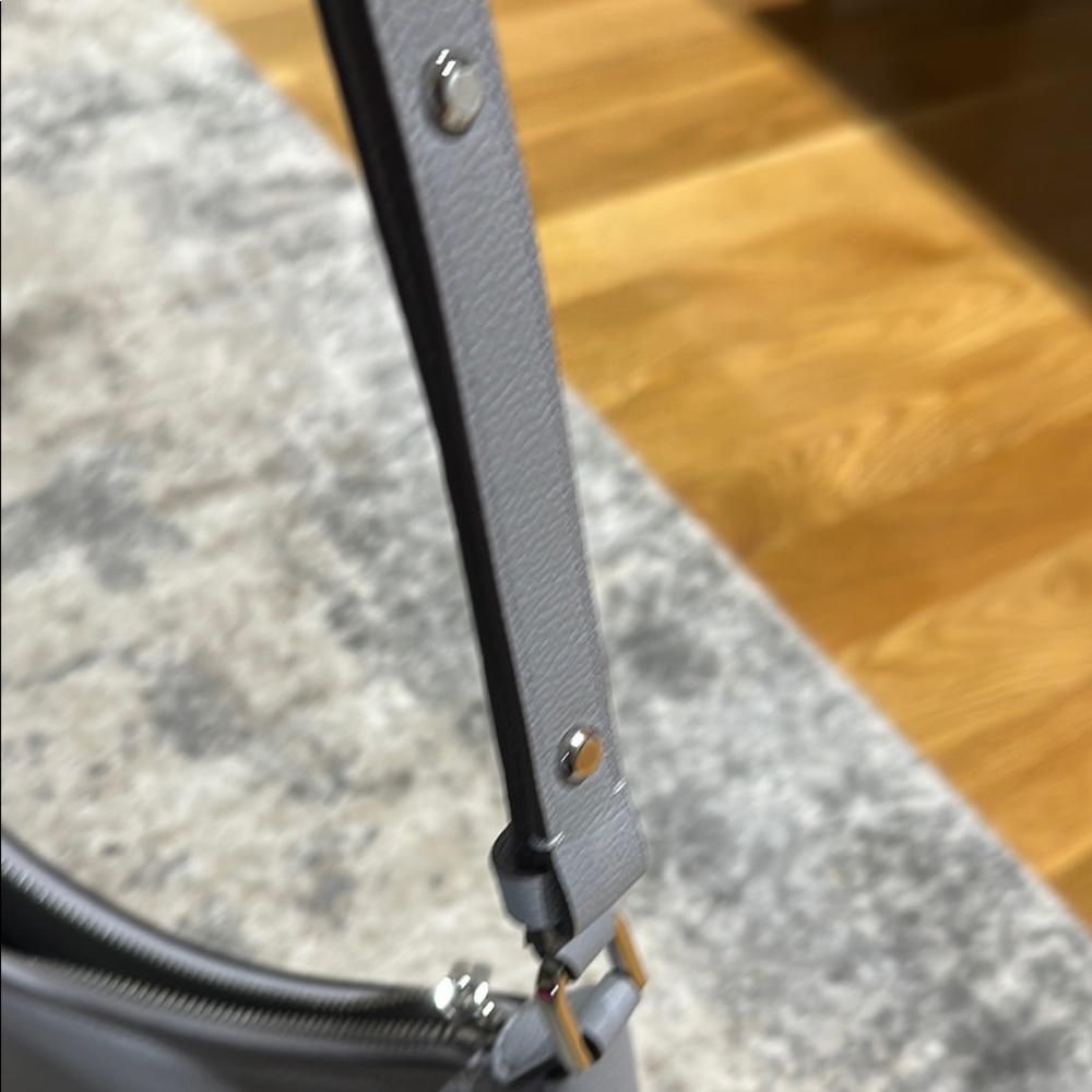 Gray Leather Kate Spade Shoulder Bag - Picture 5 of 6